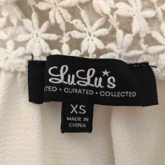 White Lulus romper - Picture 3 of 4